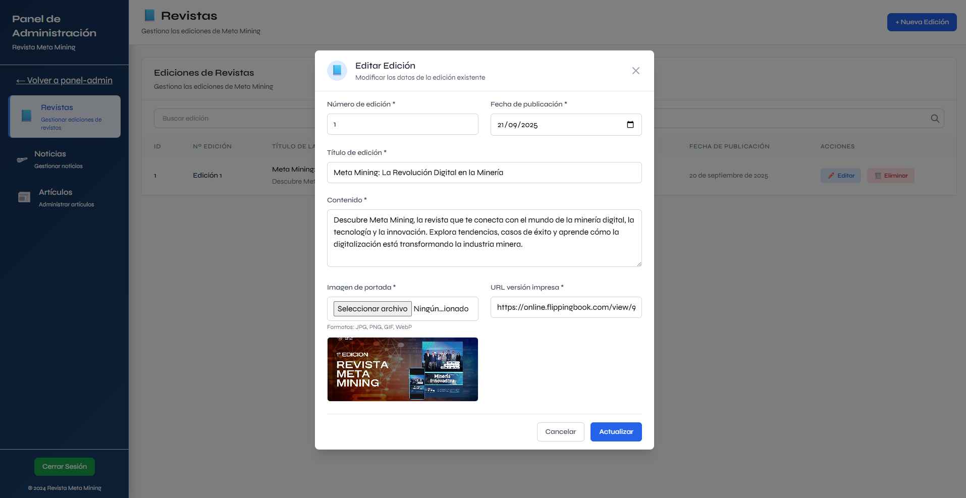 Gestión de Contenido